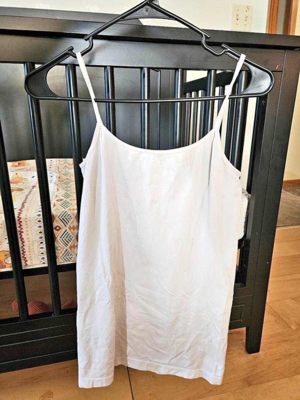 Isabel Maternity Cami 2-Pack in White & Black S/M Like
